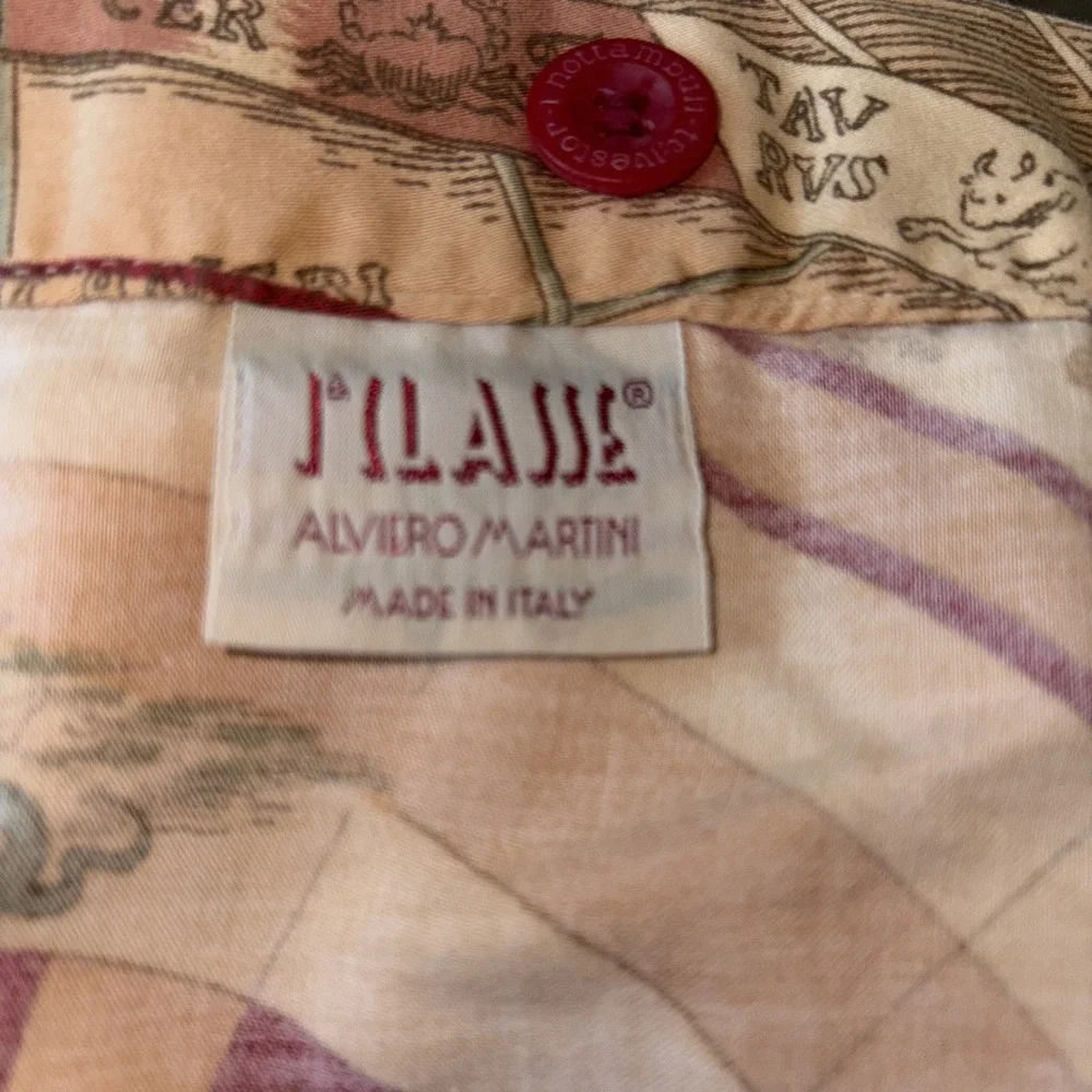 ALVIERO MARTINI T‎ J Vestor duvet cover world map Italy cotton 98X86 sz